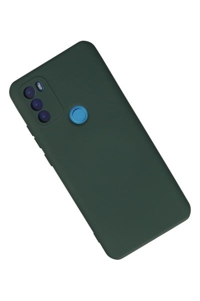 Mey İthalat®  General Mobile GM 21 Plus Kılıf Nano içi Kadife Silikon - Koyu Yeşil