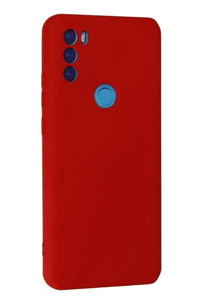 Mey İthalat®  General Mobile GM 21 Plus Kılıf Nano içi Kadife Silikon - Kırmızı