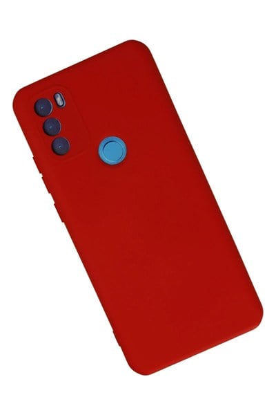 Mey İthalat®  General Mobile GM 21 Plus Kılıf Nano içi Kadife Silikon - Kırmızı