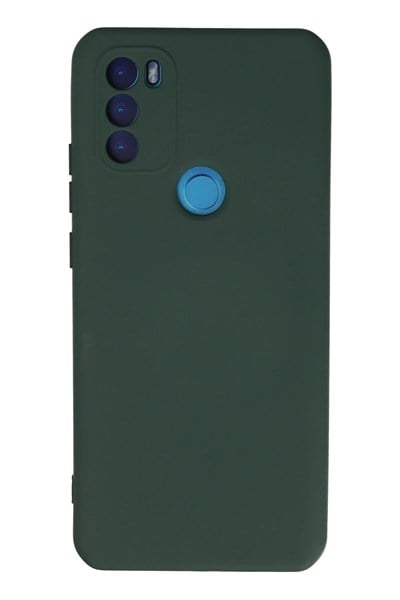 Mey İthalat®  General Mobile GM 21 Plus Kılıf Nano içi Kadife Silikon - Koyu Yeşil