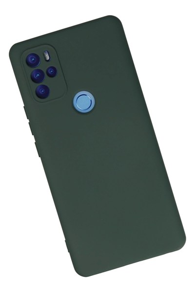 Mey İthalat®  General Mobile GM 21 Pro Kılıf Nano içi Kadife Silikon - Koyu Yeşil