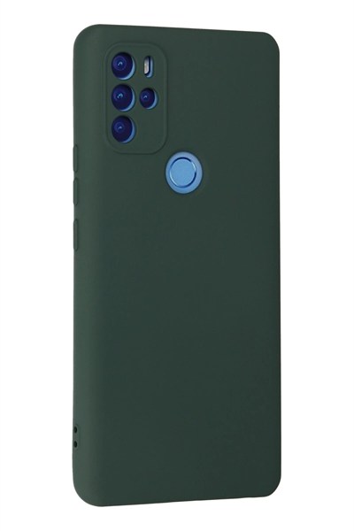 Mey İthalat®  General Mobile GM 21 Pro Kılıf Nano içi Kadife Silikon - Koyu Yeşil