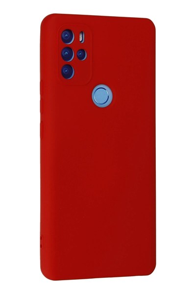Mey İthalat®  General Mobile GM 21 Pro Kılıf Nano içi Kadife Silikon - Kırmızı
