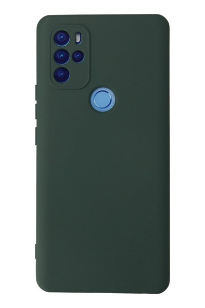 Mey İthalat®  General Mobile GM 21 Pro Kılıf Nano içi Kadife Silikon - Koyu Yeşil