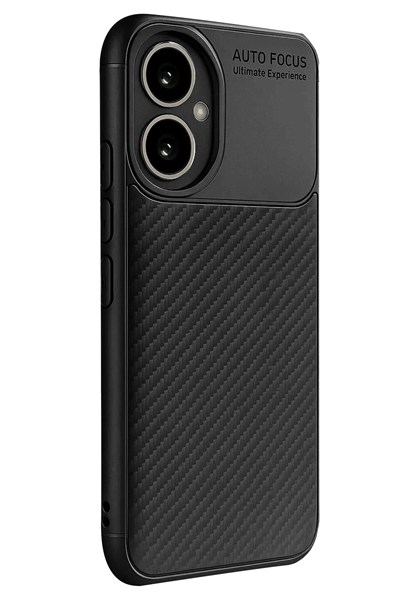 Mey İthalat®  Honor 400 Kılıf Auto Focus Karbon Kapak - Siyah