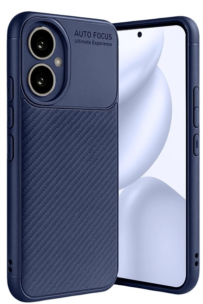 Mey İthalat®  Honor 400 Kılıf Auto Focus Karbon Kapak - Lacivert