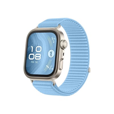 Mey İthalat®  Huawei Fit 4 Braid Kordon - Açık Mavi