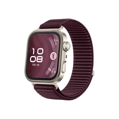 Mey İthalat®  Huawei Fit 4 Braid Kordon - Mürdüm