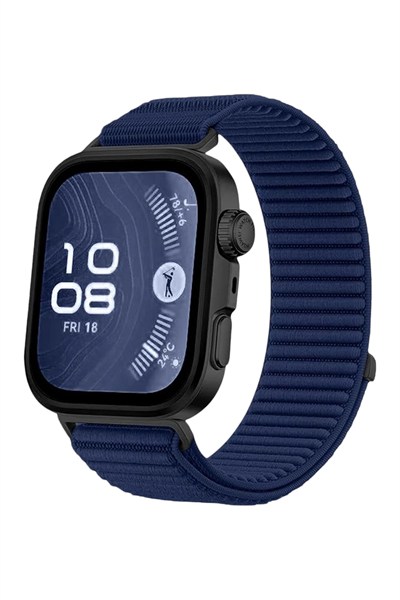 Mey İthalat®  Huawei Fit 4 Braid Kordon - Lacivert