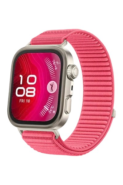 Mey İthalat®  Huawei Fit 4 Braid Kordon - Rose