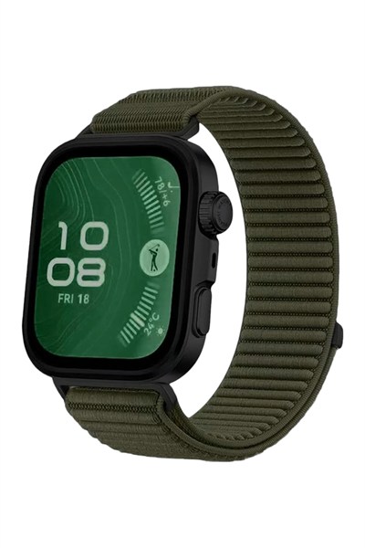 Mey İthalat®  Huawei Fit 4 Braid Kordon - Koyu Yeşil