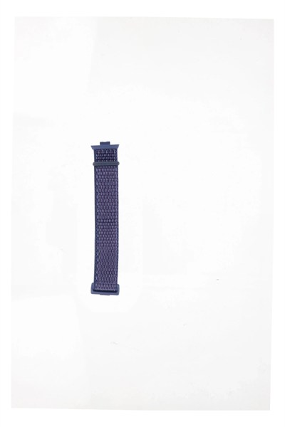 Mey İthalat®  Huawei Fit 4 Hasırlı Cırtcırtlı Kordon - Lacivert-Mürdüm