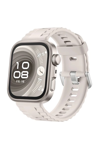 Mey İthalat®  Huawei Fit 4 Nova Silikon Kordon - Bej