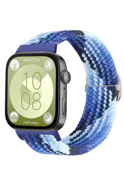 Mey İthalat®  Huawei Fit 4 Star Kordon - Lacivert-Mavi