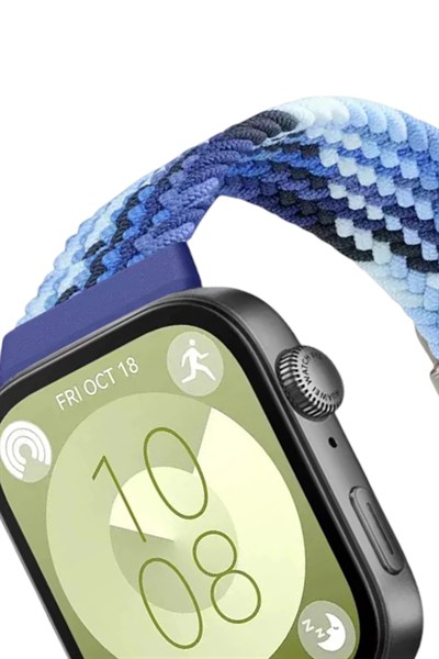 Mey İthalat®  Huawei Fit 4 Star Kordon - Lacivert-Mavi