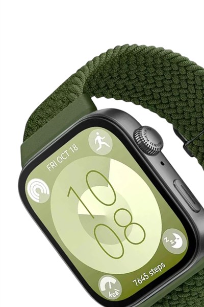 Mey İthalat®  Huawei Fit 4 Star Kordon - Koyu Yeşil