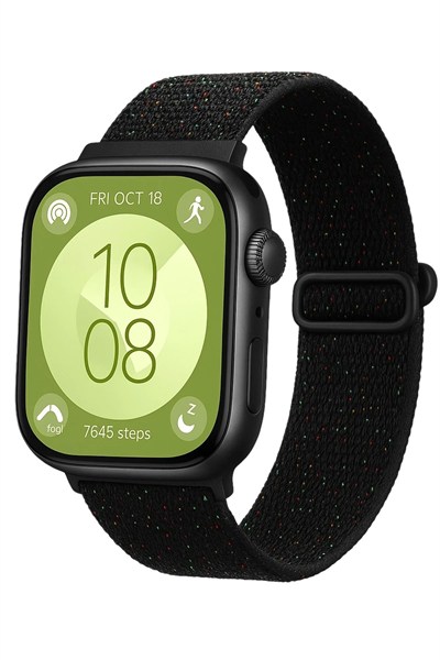 Mey İthalat®  Huawei Fit 4 Star Kordon - Benekli Siyah