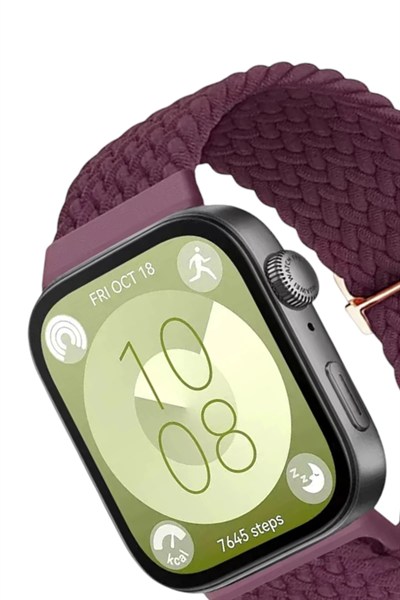 Mey İthalat®  Huawei Fit 4 Star Kordon - Mürdüm