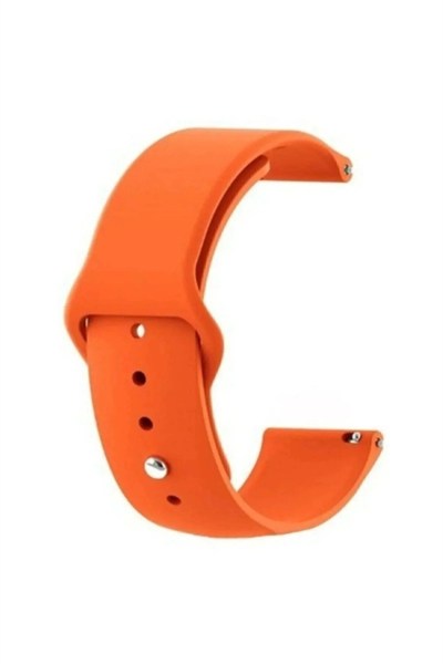 Mey İthalat®  Huawei GT4 41mm 18mm Klasik Kordon - Turuncu