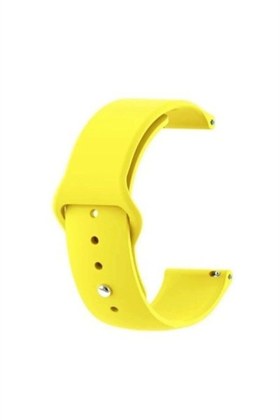 Mey İthalat®  Huawei GT4 41mm 18mm Klasik Kordon - Sarı