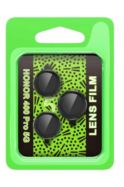 Mey İthalat®  Huawei Honor 400 Pro 5G Raze Metal Kamera Lens - Siyah