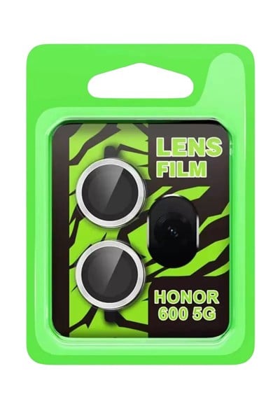 Mey İthalat®  Huawei Honor 600 Raze Metal Kamera Lens - Gümüş