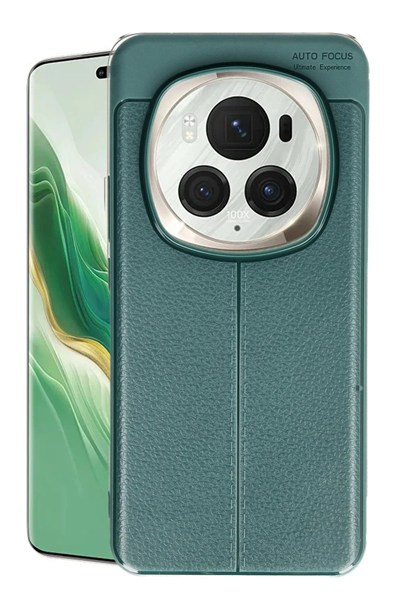 Mey İthalat®  Huawei Honor Magic 6 Pro Kılıf Auto Focus Kapak - Koyu Yeşil