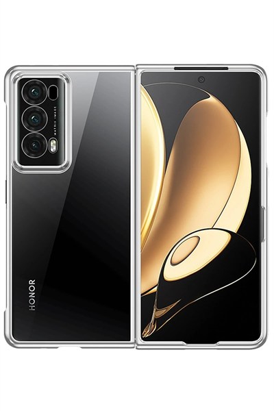 Mey İthalat®  Huawei Honor Magic V2 Kılıf Jasper Kapak - Gümüş