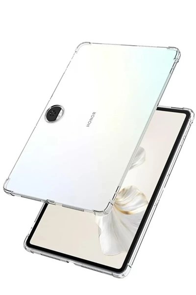 Mey İthalat®  Huawei Honor Pad 9 Kılıf Anti Shock Tablet Silikon - Şeffaf