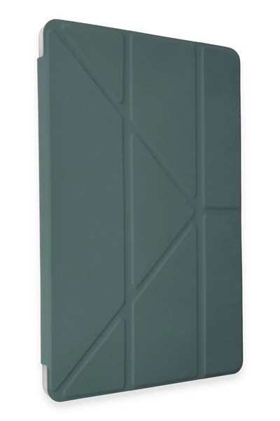 Mey İthalat®  Huawei Honor Pad 9 Kılıf Kalemlikli Mars Tablet Kılıfı - Koyu Yeşil