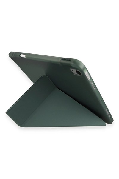 Mey İthalat®  Huawei Honor Pad 9 Kılıf Kalemlikli Mars Tablet Kılıfı - Koyu Yeşil