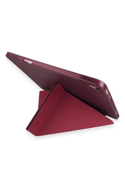 Mey İthalat®  Huawei Honor Pad V9 Kılıf Kalemlikli Mars Tablet Kılıfı - Mürdüm