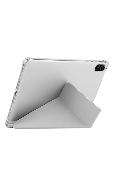 Mey İthalat®  Huawei Honor Pad V9 Kılıf Kalemlikli Mars Tablet Kılıfı - Gri