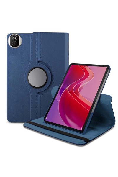 Mey İthalat®  Huawei Honor Pad X7 360 Tablet Deri Kılıf - Lacivert