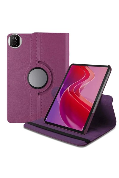 Mey İthalat®  Huawei Honor Pad X7 360 Tablet Deri Kılıf - Mor