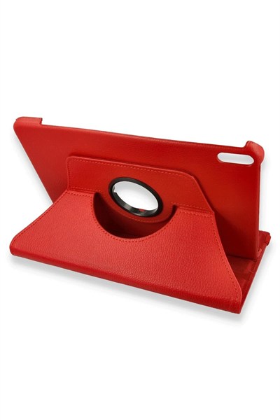 Mey İthalat®  Huawei Honor Pad X8A Kılıf 360 Tablet Deri Kılıf - Kırmızı