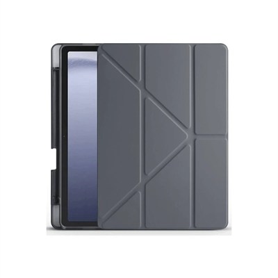 Mey İthalat®  Huawei Honor Pad X9 11.5 Kılıf Kalemlikli Mars Tablet Kılıfı - Koyu Gri