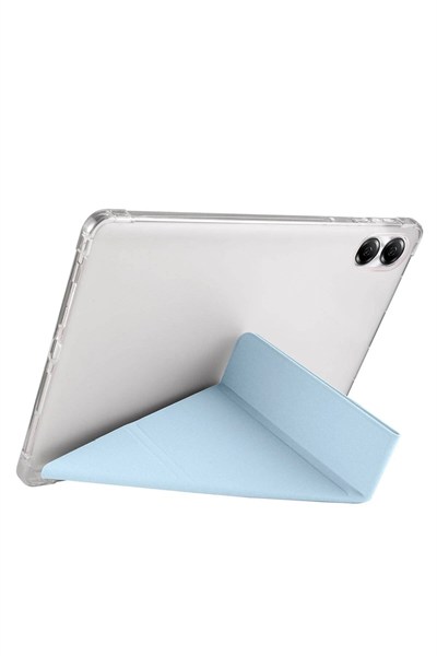 Mey İthalat®  Huawei Honor Pad X9 11.5 Kılıf Kalemlikli Mars Tablet Kılıfı - Mürdüm