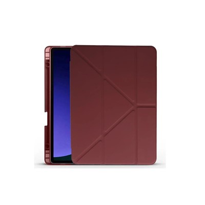 Mey İthalat®  Huawei Honor Pad X9 11.5 Kılıf Kalemlikli Mars Tablet Kılıfı - Mürdüm