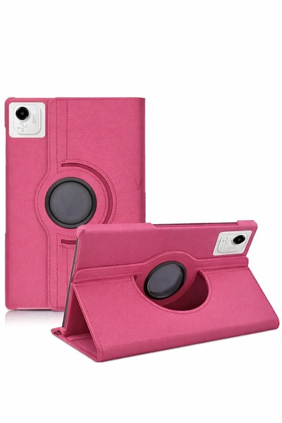 Mey İthalat®  Huawei Honor Pad X9A 360 Tablet Deri Kılıf - Pembe
