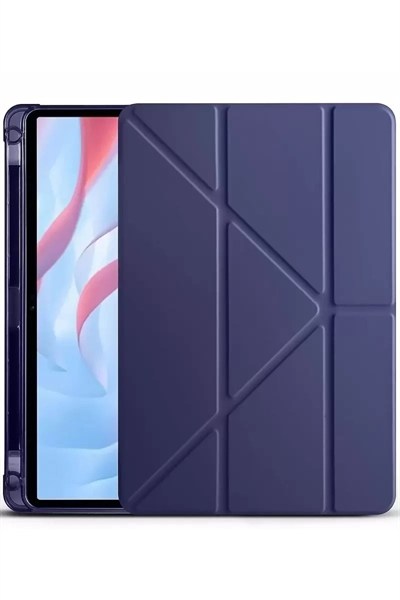 Mey İthalat®  Huawei Honor Pad X9A Kalemlikli Mars Tablet Kılıfı - Lacivert