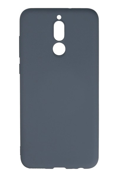 Mey İthalat®  Huawei Mate 10 Lite Kılıf Nano içi Kadife Silikon - Gri