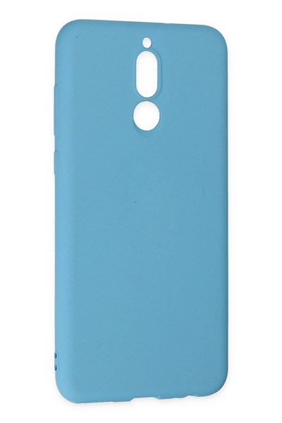 Mey İthalat®  Huawei Mate 10 Lite Kılıf Nano içi Kadife Silikon - Mavi
