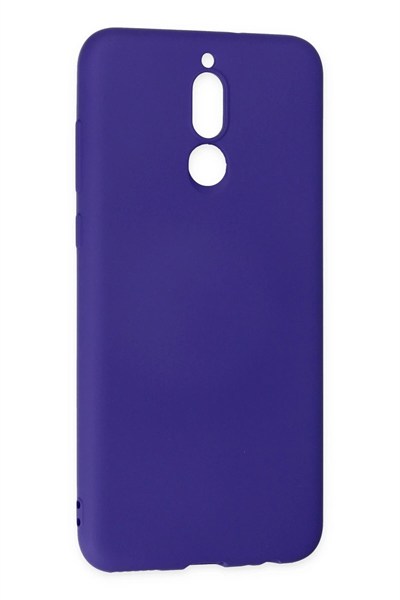 Mey İthalat®  Huawei Mate 10 Lite Kılıf Nano içi Kadife Silikon - Mor
