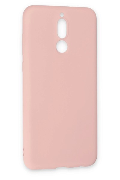 Mey İthalat®  Huawei Mate 10 Lite Kılıf Nano içi Kadife Silikon - Pudra