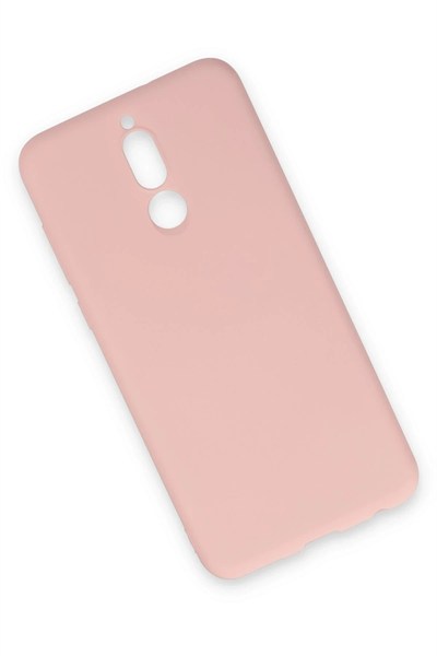 Mey İthalat®  Huawei Mate 10 Lite Kılıf Nano içi Kadife Silikon - Pudra