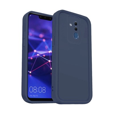 Mey İthalat®  Huawei Mate 20 Lite Kılıf Viera Silikon - Lacivert