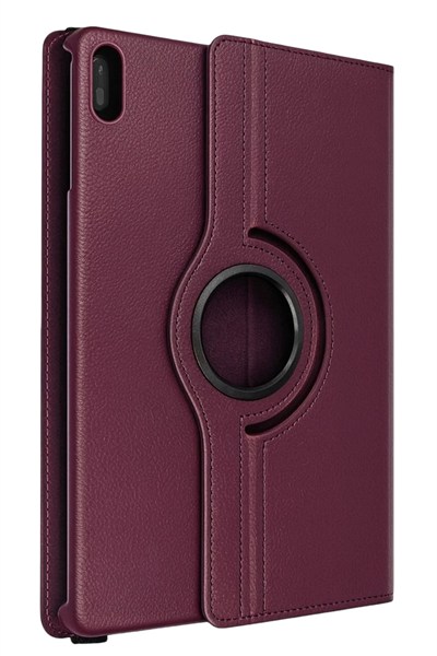 Mey İthalat®  Huawei MatePad 11 10.9 360 Tablet Deri Kılıf - Mürdüm