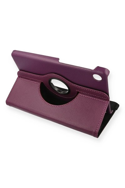 Mey İthalat®  Huawei MatePad T8 8 Kılıf 360 Tablet Deri Kılıf - Mürdüm