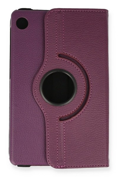 Mey İthalat®  Huawei MatePad T8 8 Kılıf 360 Tablet Deri Kılıf - Mürdüm